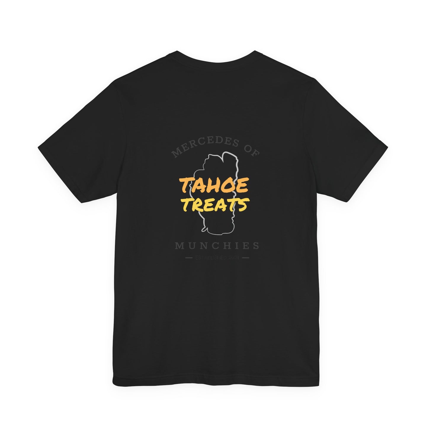 Tahoe Treats Unisex Short Sleeve Tee - Perfect for Adventure Lovers