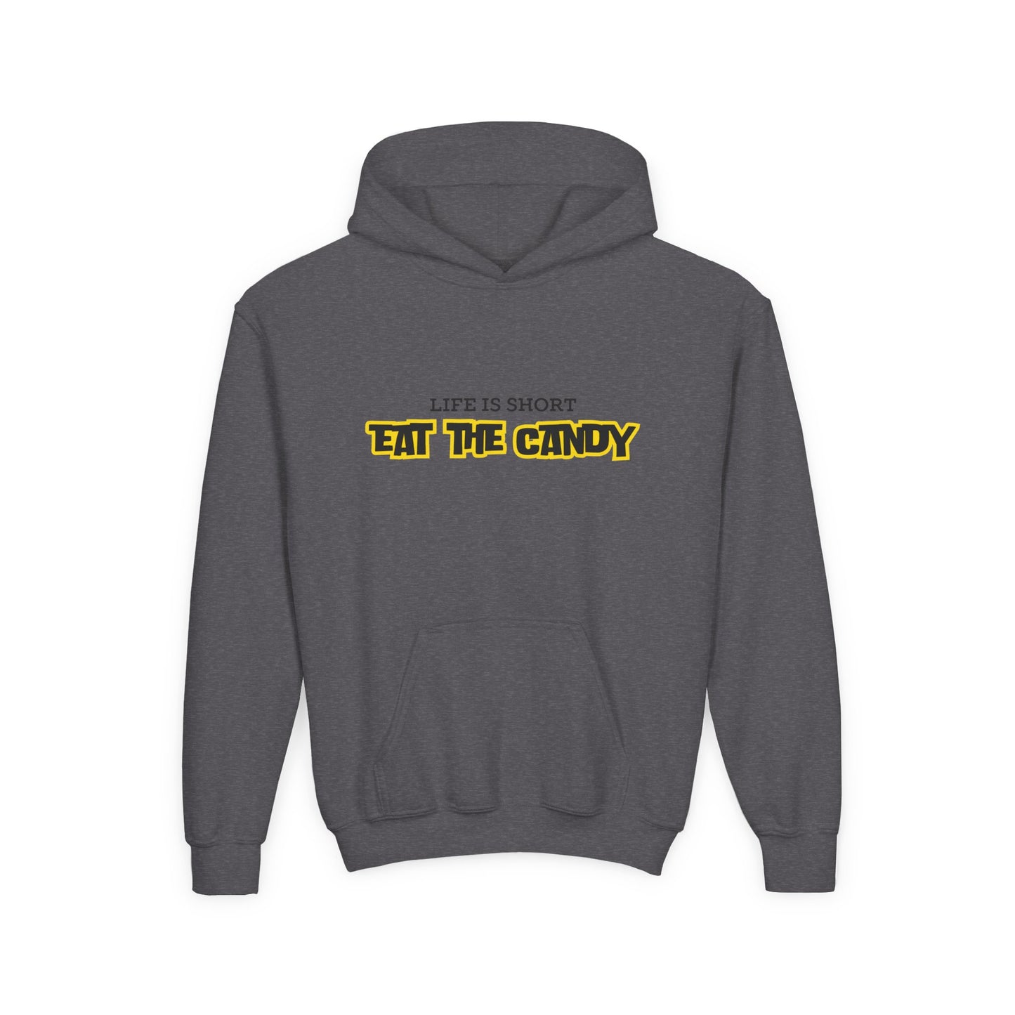 Youth Hoodie - "Life is Short, Eat the Candy" Tahoe Treats Design