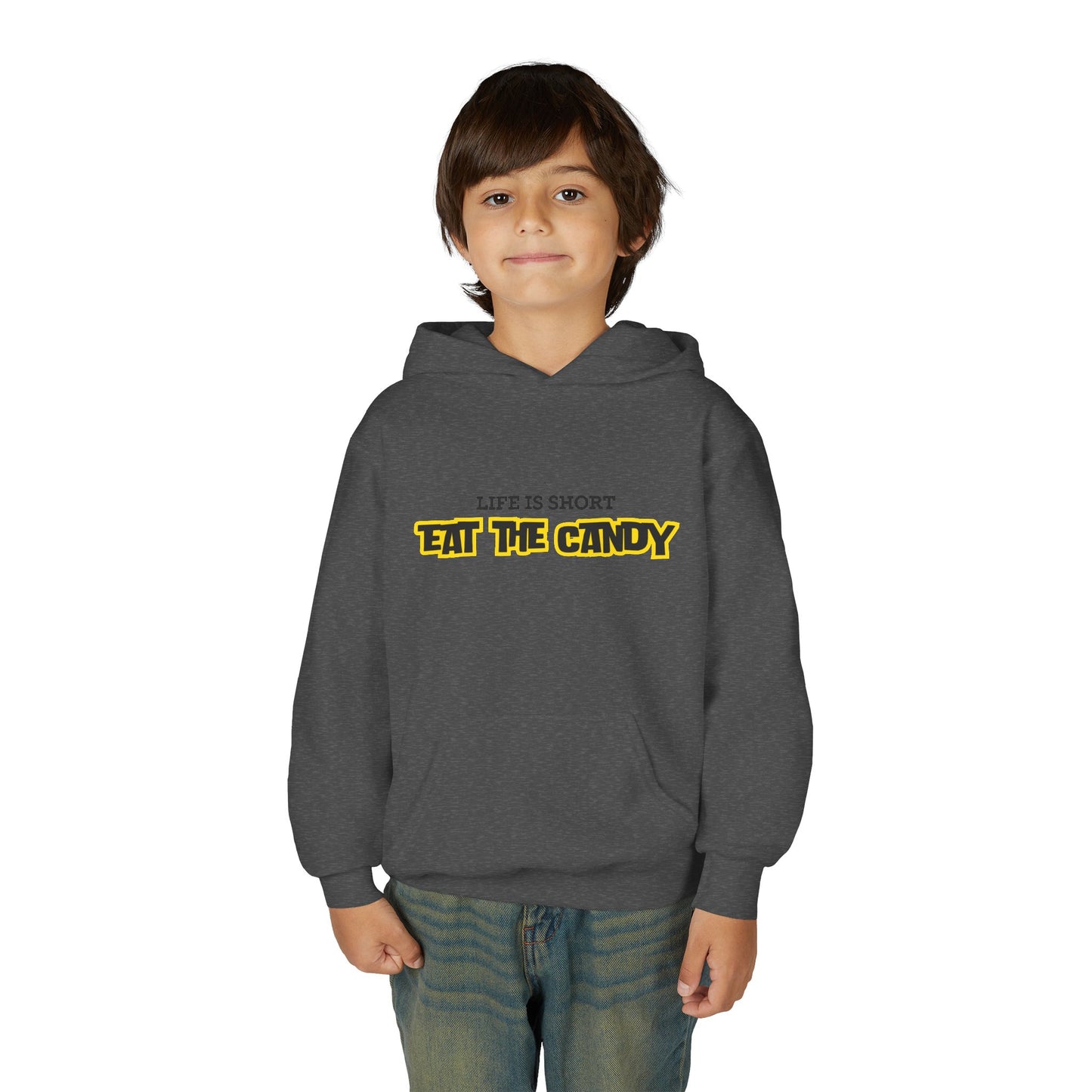 Youth Hoodie - "Life is Short, Eat the Candy" Tahoe Treats Design