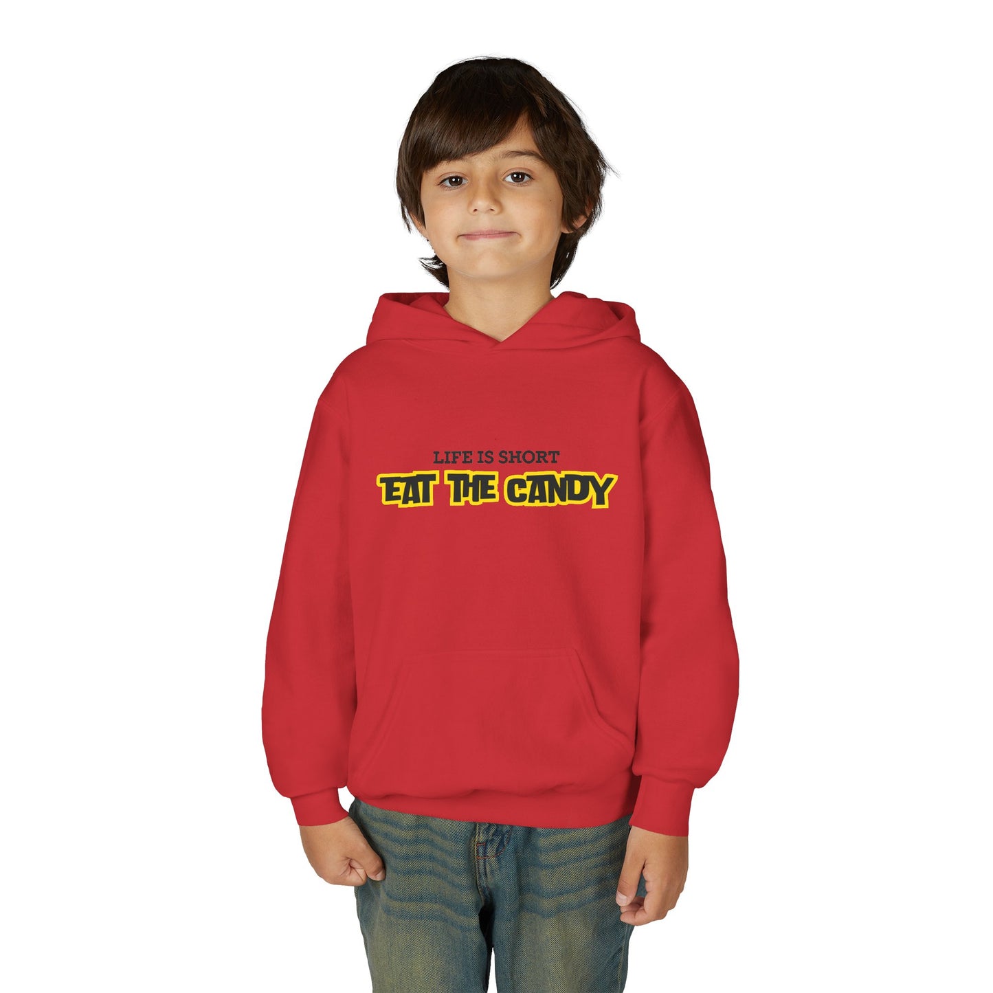 Youth Hoodie - "Life is Short, Eat the Candy" Tahoe Treats Design