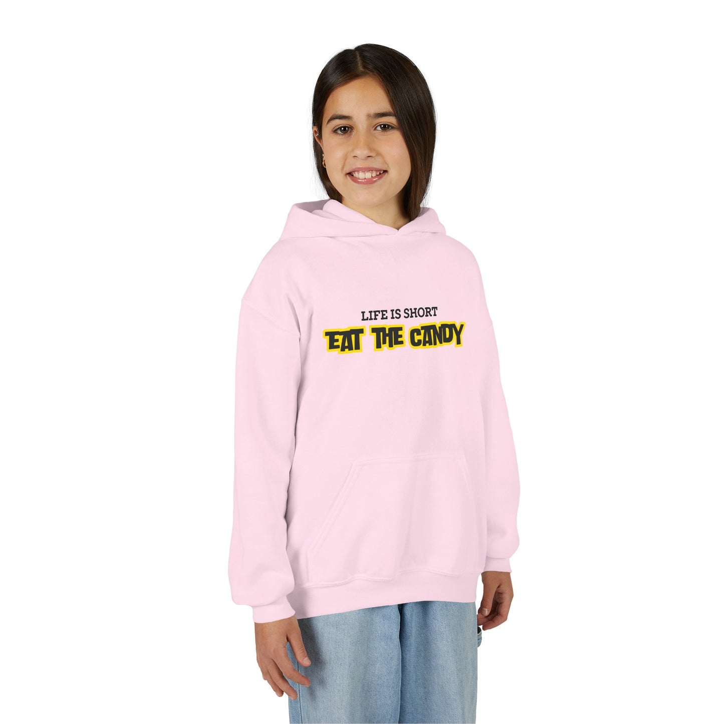 Youth Hoodie - "Life is Short, Eat the Candy" Tahoe Treats Design