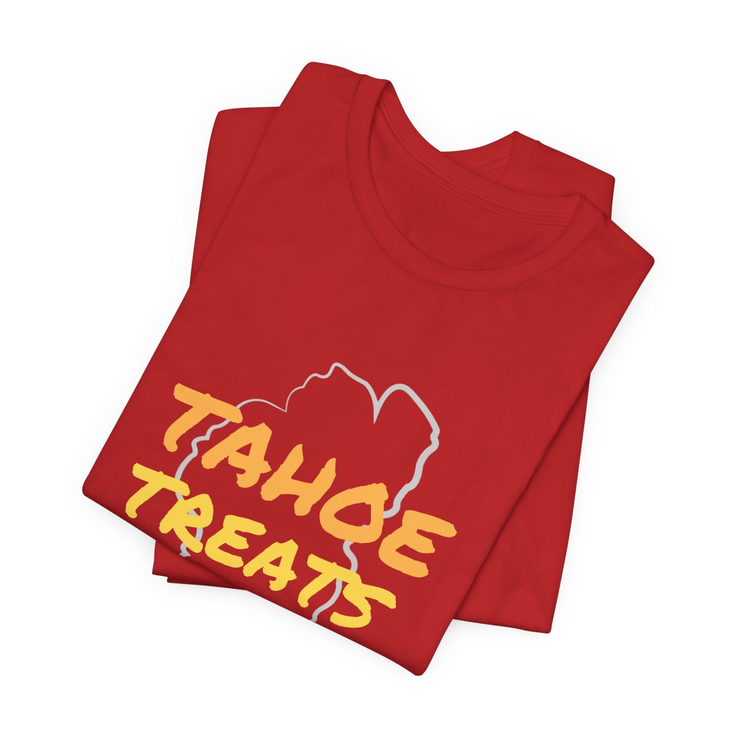 Tahoe Treats Unisex Short Sleeve Tee - Perfect for Adventure Lovers