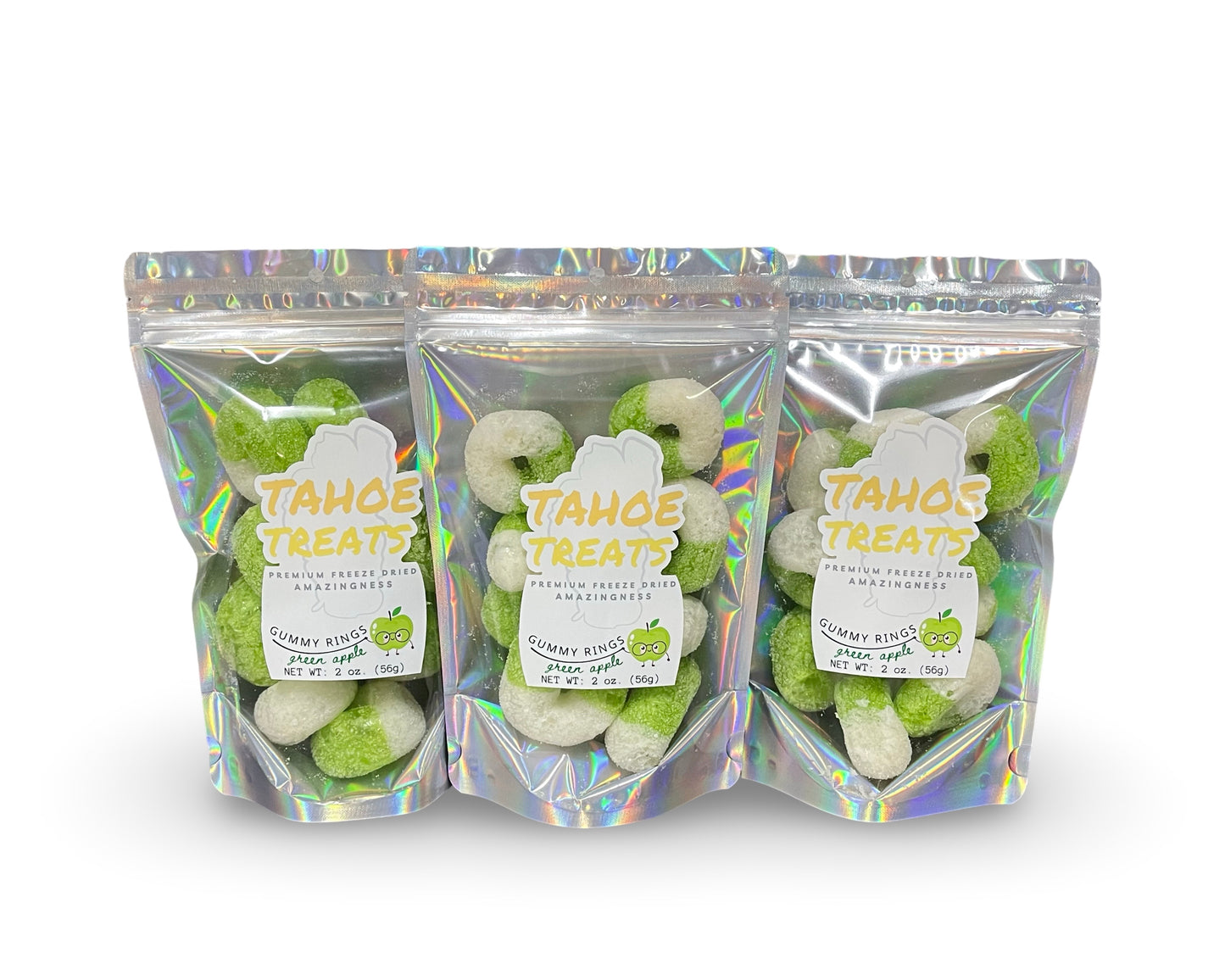 GUMMY RINGS - Green Apple