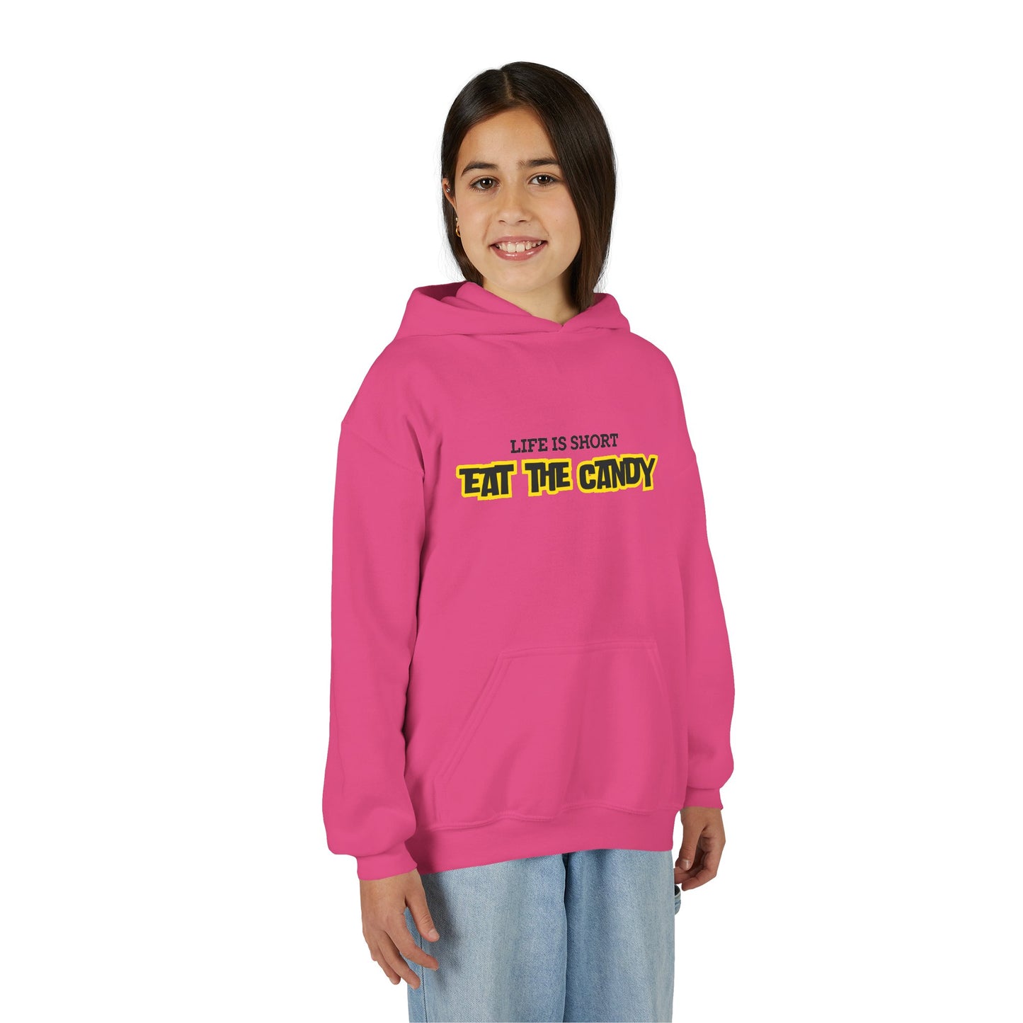 Youth Hoodie - "Life is Short, Eat the Candy" Tahoe Treats Design