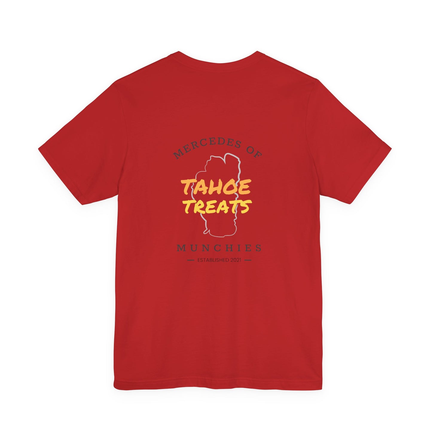 Tahoe Treats Unisex Short Sleeve Tee - Perfect for Adventure Lovers