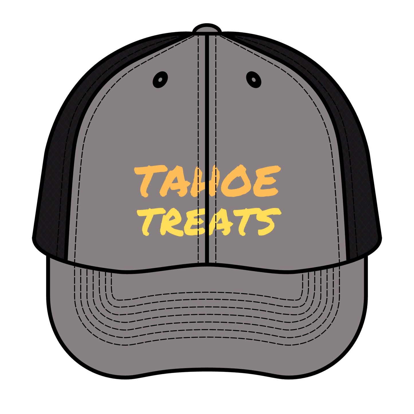 Trucker Hat — Retro "Tahoe Treats" Mesh Cap