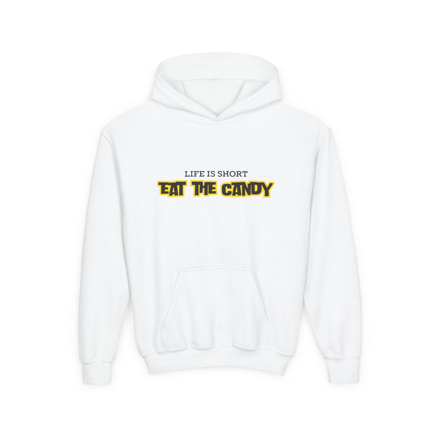 Youth Hoodie - "Life is Short, Eat the Candy" Tahoe Treats Design