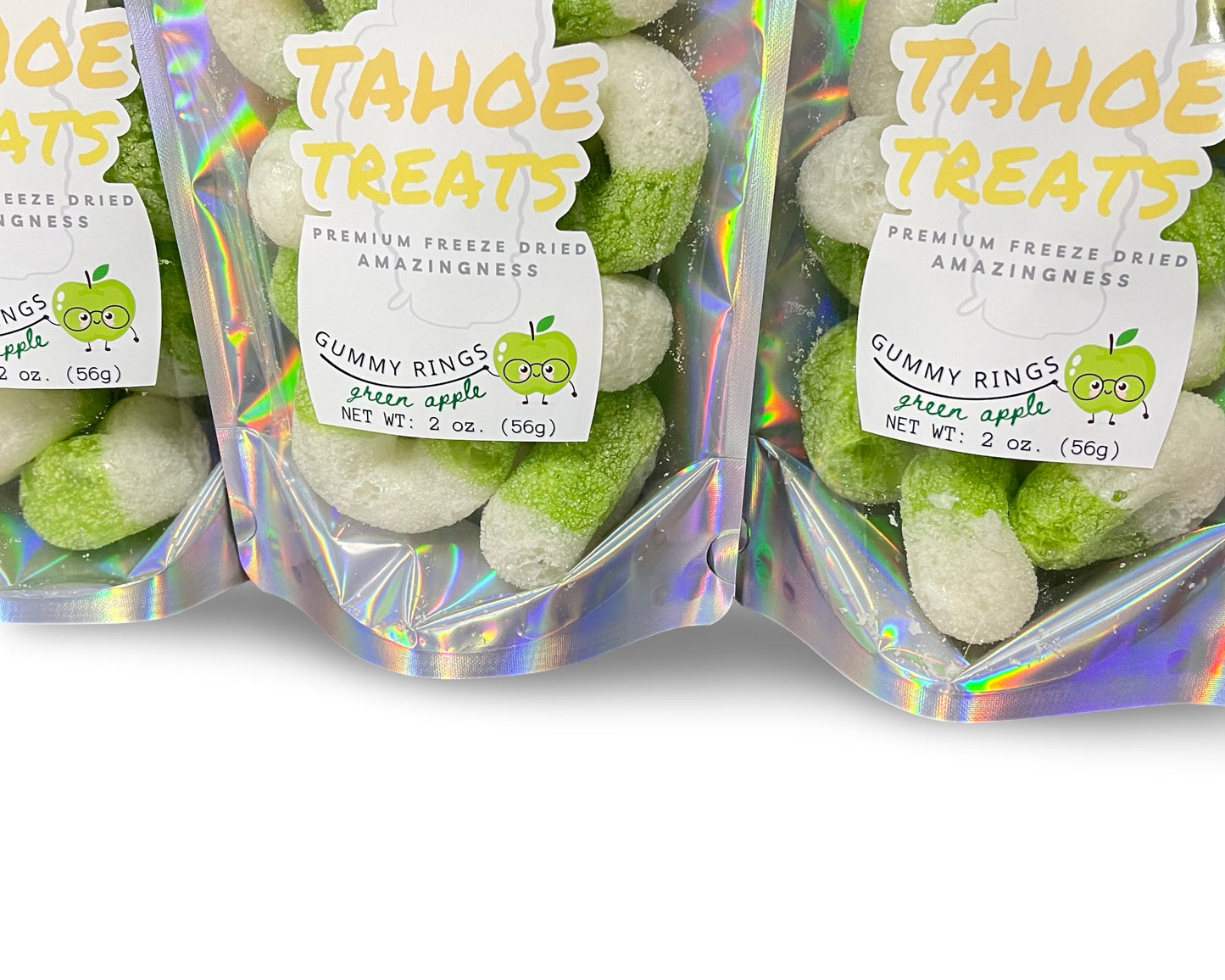 GUMMY RINGS - Green Apple