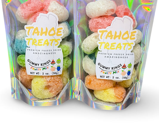 GUMMY RINGS - Fruity Mix 2 oz