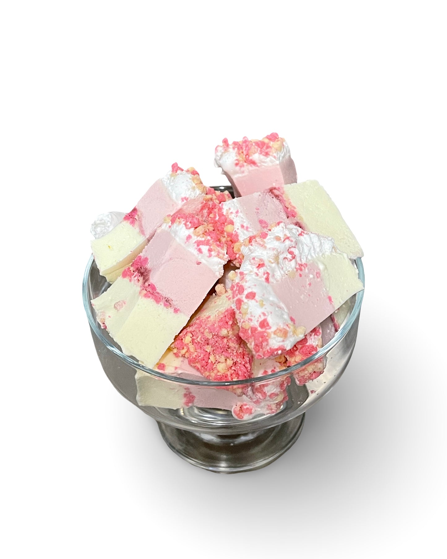 ICE CREAM CAKE BITES - Strawberry Krunch