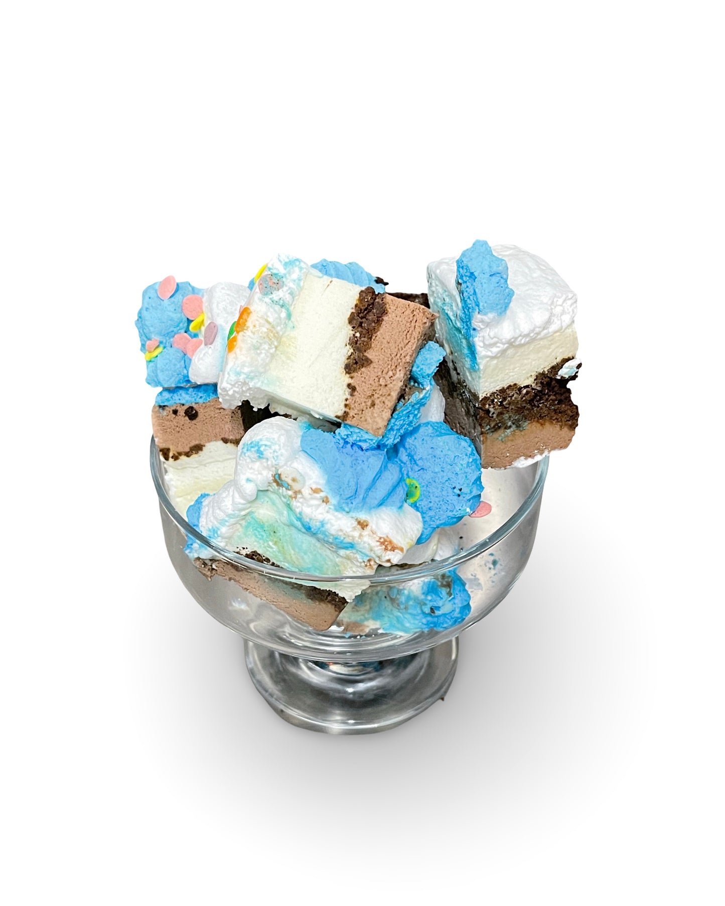 ICE CREAM CAKE BITES - Chocolate Vanilla