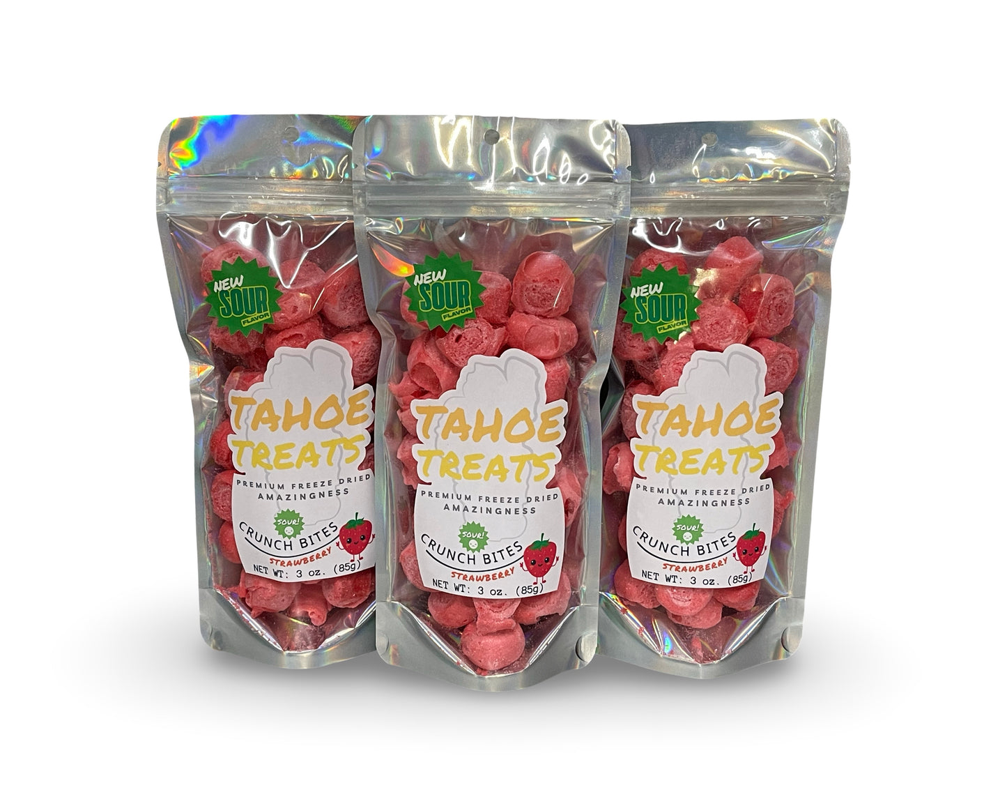 CRUNCH BITES - SOUR Strawberry