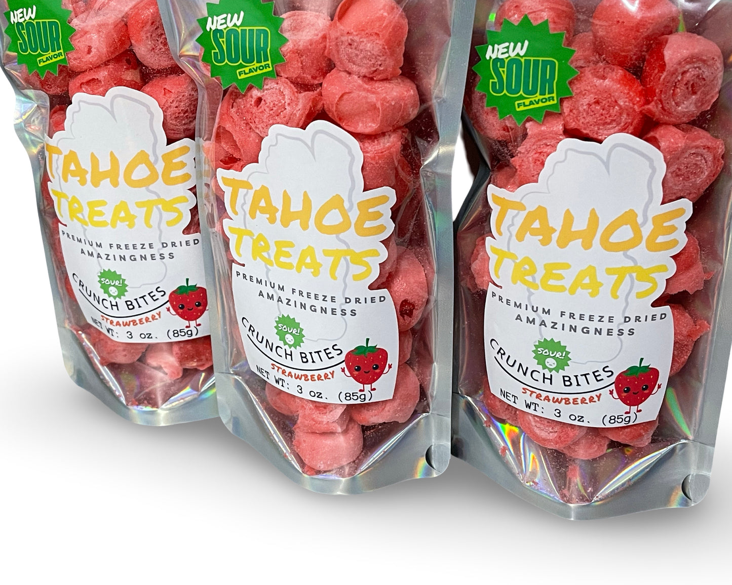 CRUNCH BITES - SOUR Strawberry
