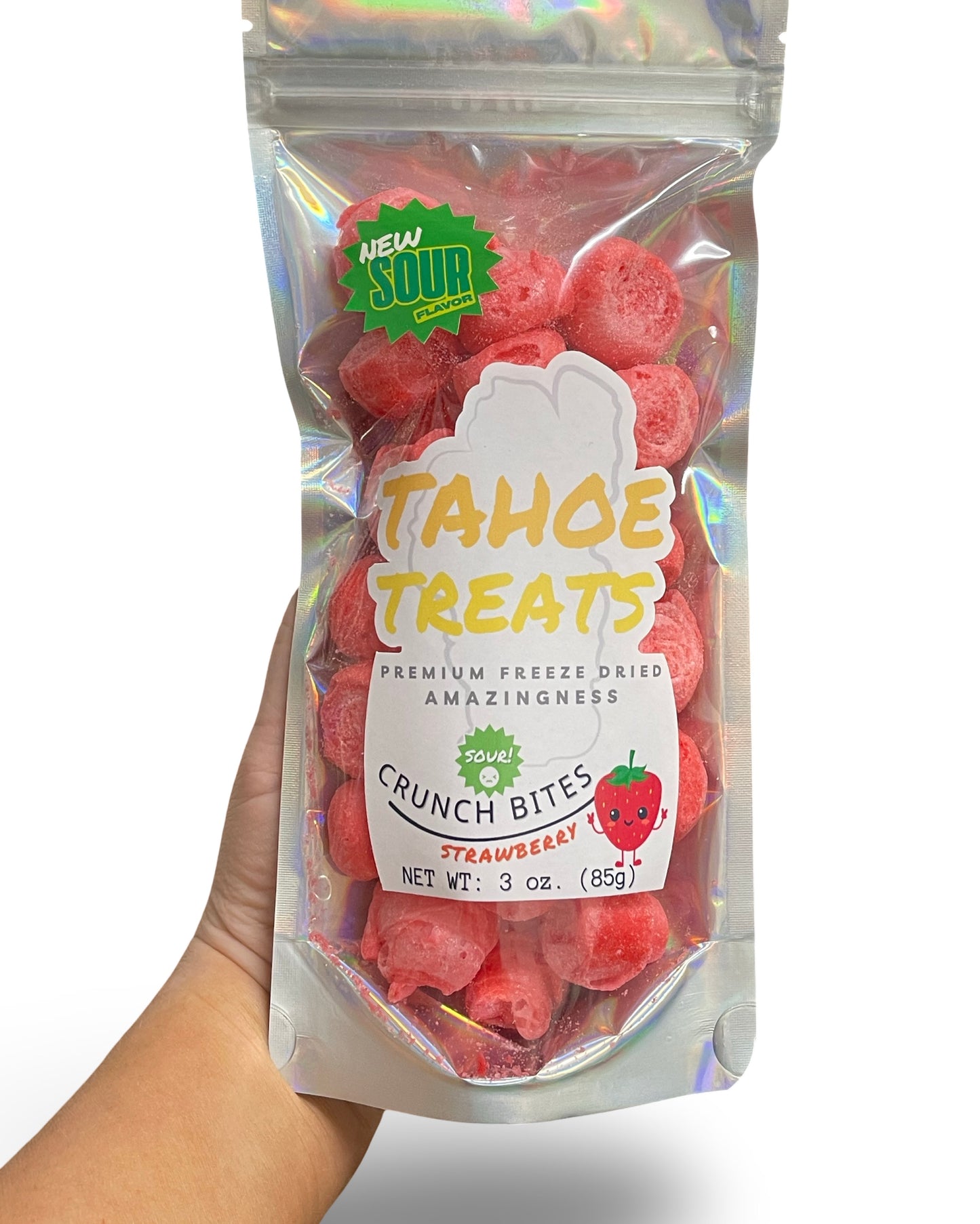 CRUNCH BITES - SOUR Strawberry