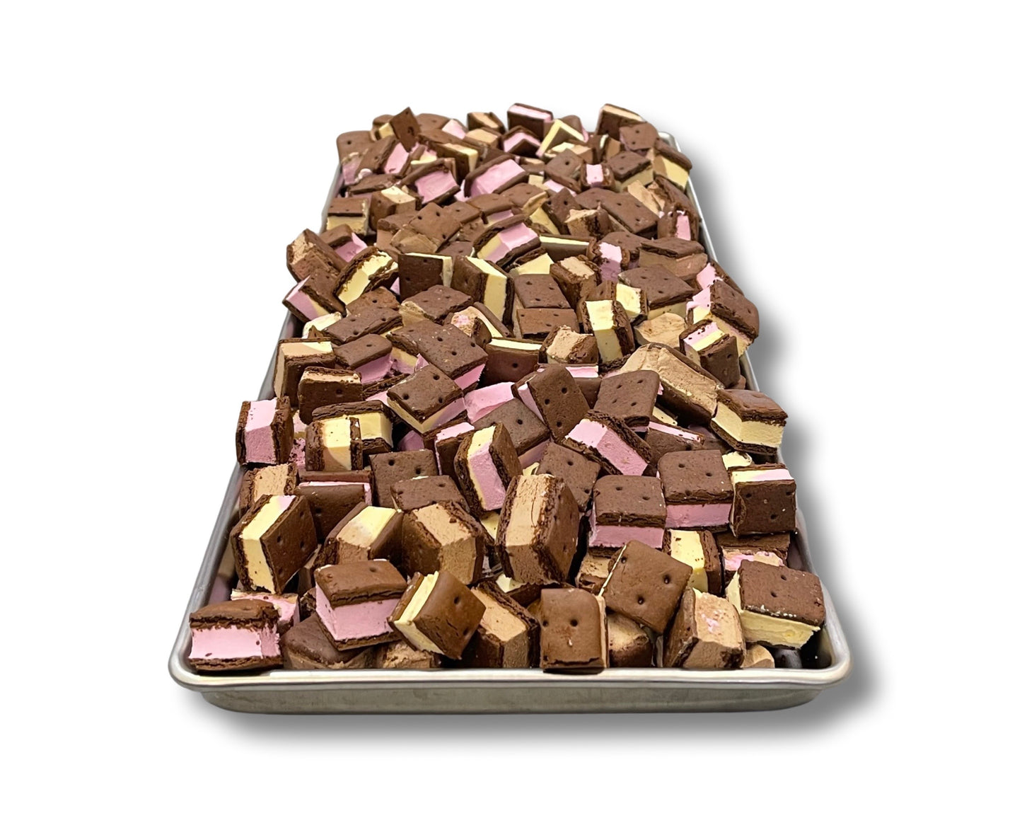 ICE CREAM SANDWICH BITES - Neapolitan