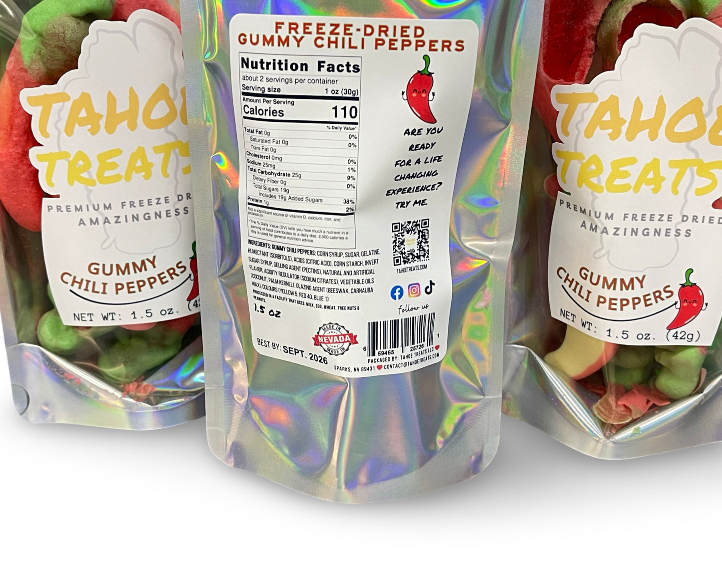 GUMMY CHILI PEPPERS - 1.5 oz