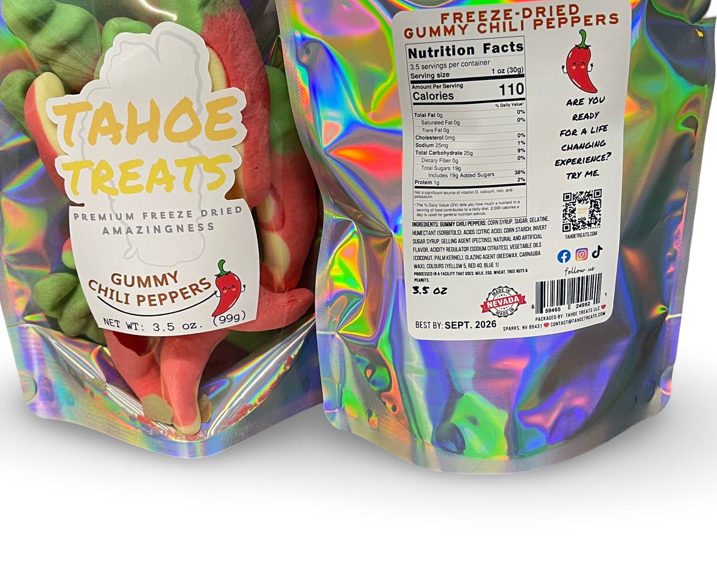 GUMMY CHILI PEPPERS - 3.5 oz