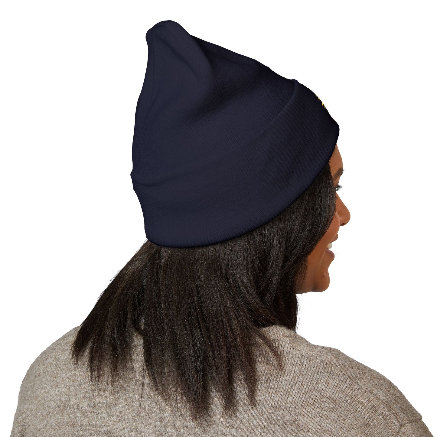 Embroidered Cuffed Beanie