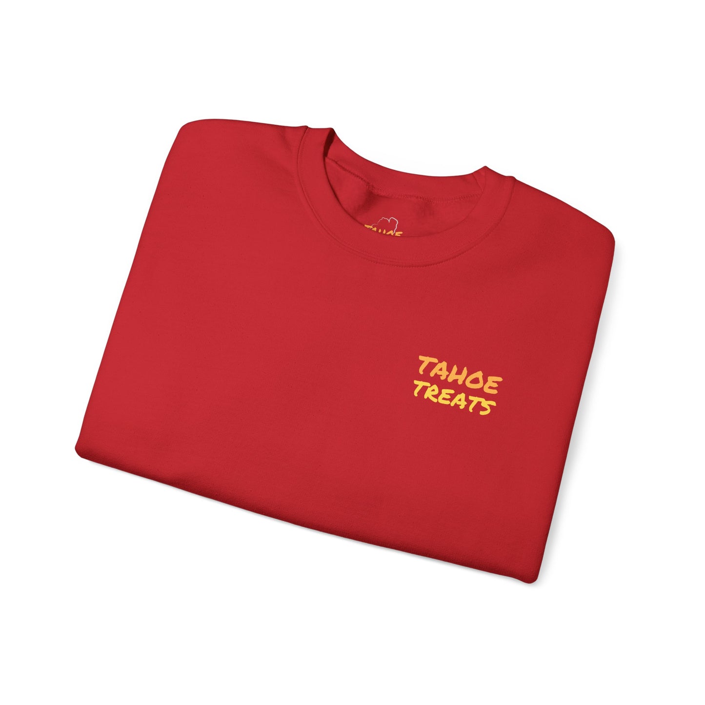 Tahoe Treats Retro Lake Tahoe Graphic Crewneck Sweatshirt