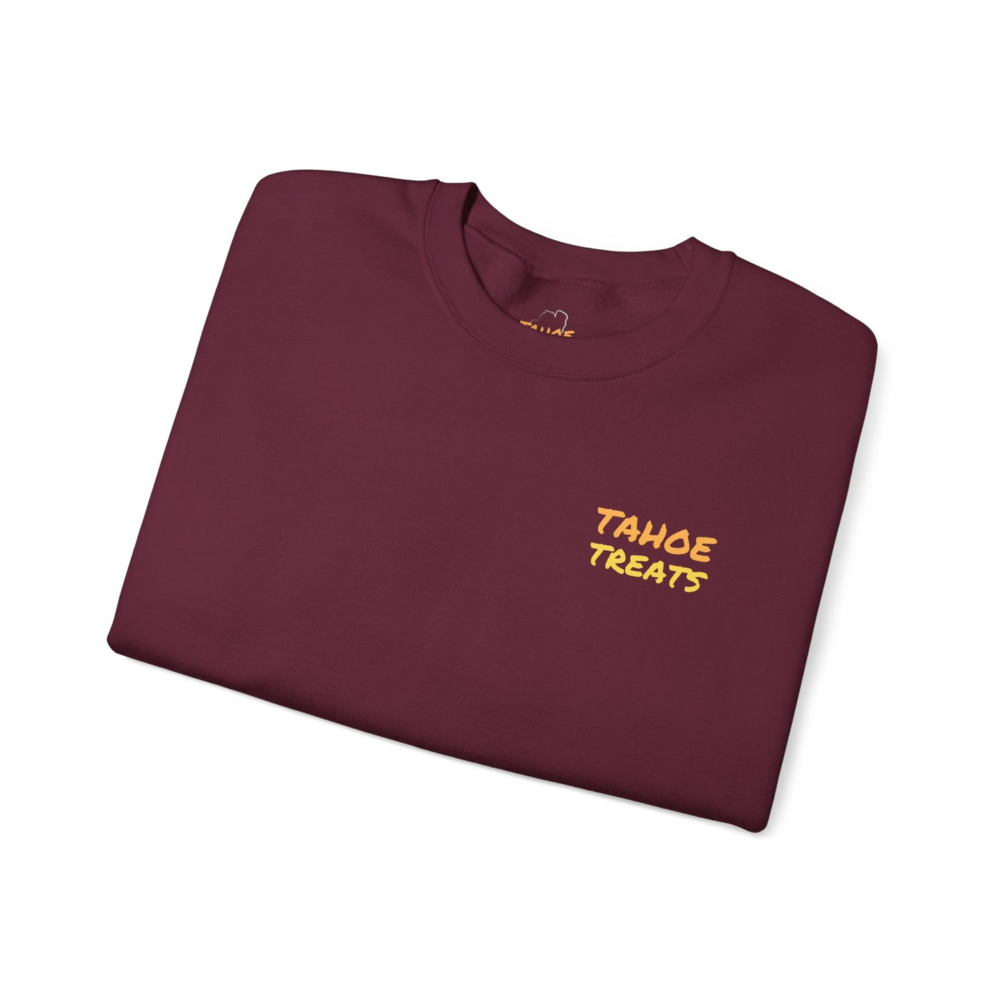 Tahoe Treats Retro Lake Tahoe Graphic Crewneck Sweatshirt
