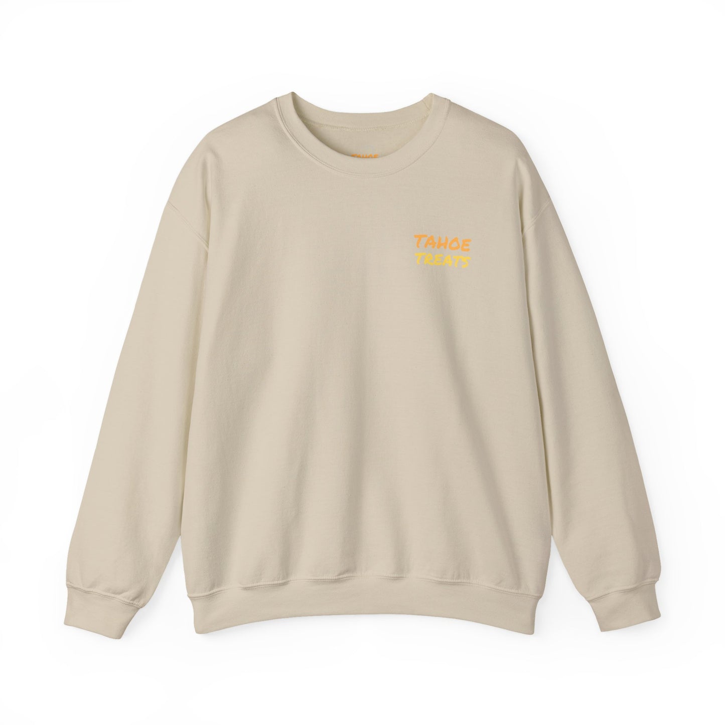 Tahoe Treats Retro Lake Tahoe Graphic Crewneck Sweatshirt