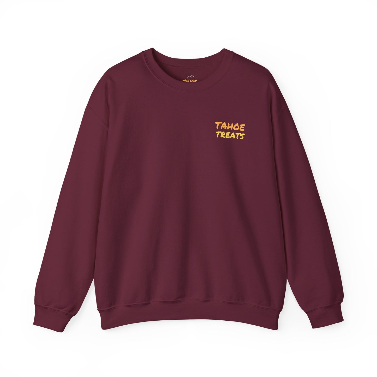 Tahoe Treats Retro Lake Tahoe Graphic Crewneck Sweatshirt