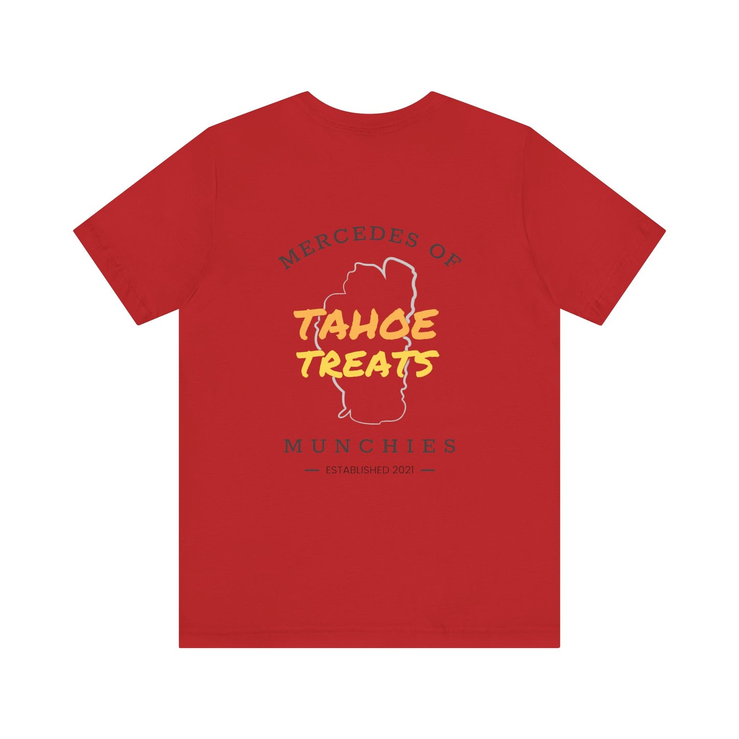 Tahoe Treats Unisex Short Sleeve Tee - Perfect for Adventure Lovers