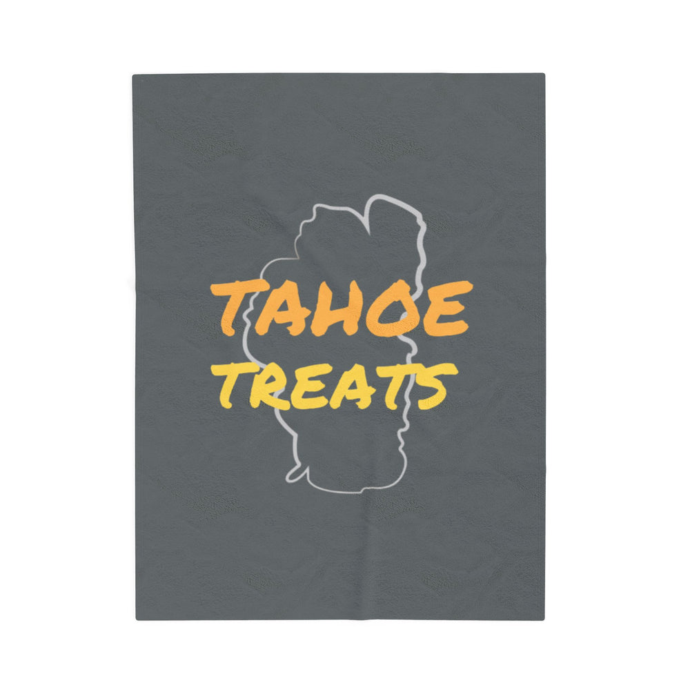 Tahoe Treats Plush Blanket, Gray, photo 3