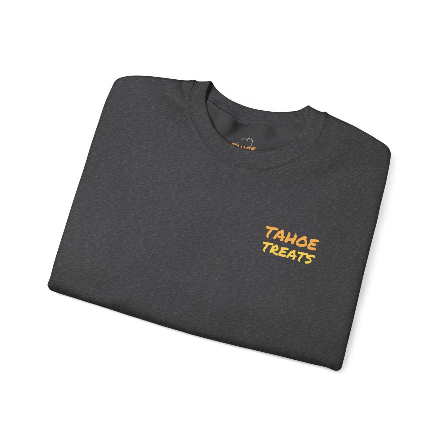 Tahoe Treats Retro Lake Tahoe Graphic Crewneck Sweatshirt