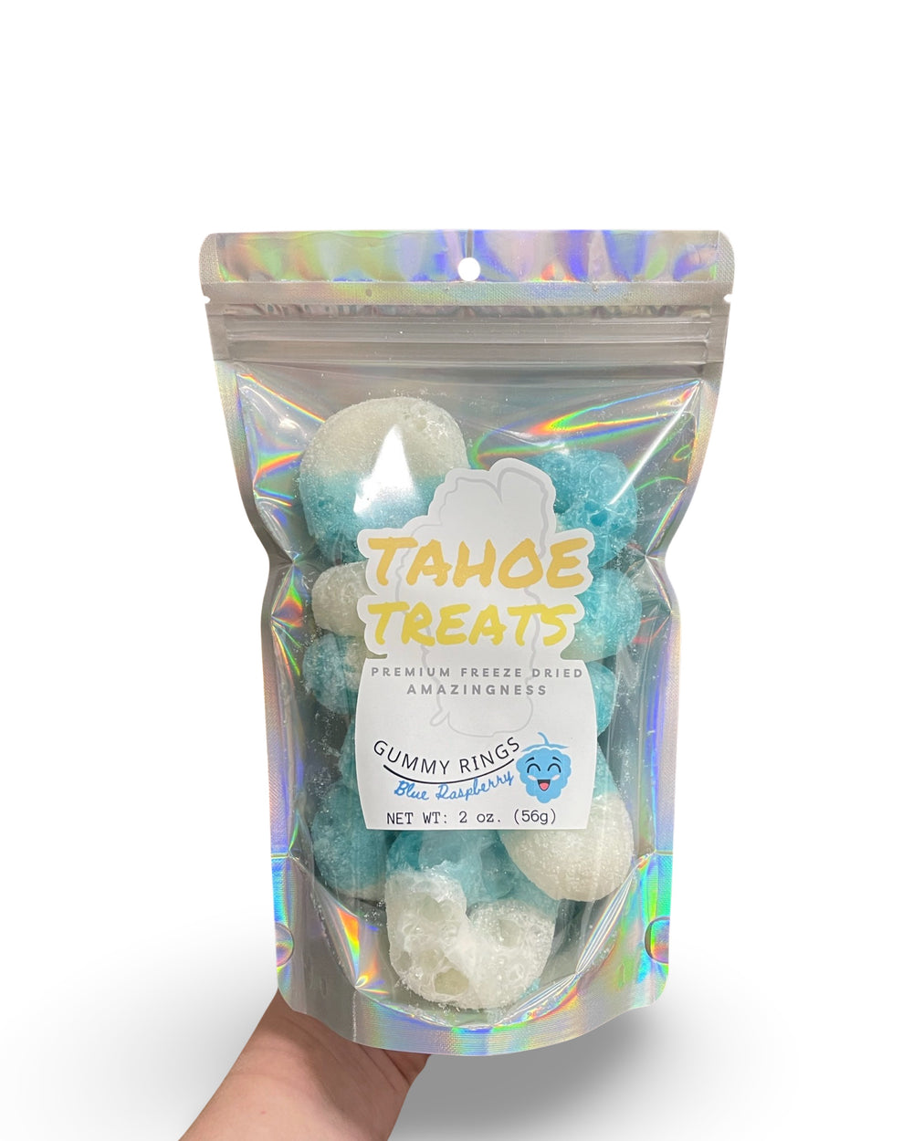 Freeze Dried Blue Raspberry Gummy Rings, photo 2