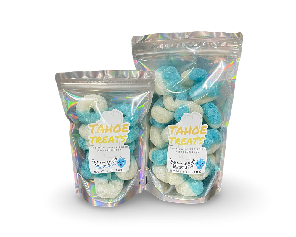 Freeze Dried Blue Raspberry Gummy Rings, photo 5