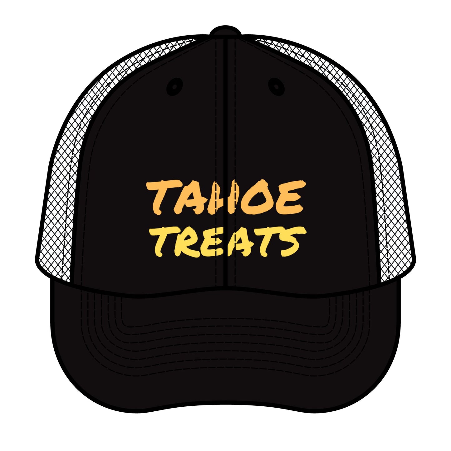 Trucker Hat — Retro "Tahoe Treats" Mesh Cap