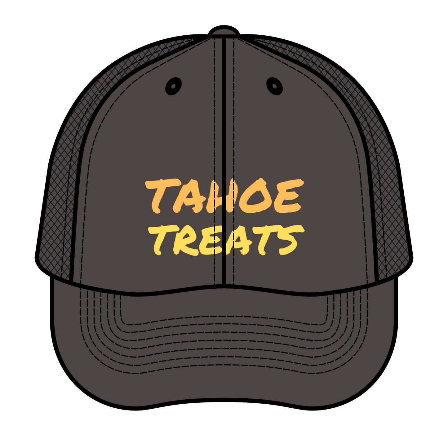Trucker Hat — Retro "Tahoe Treats" Mesh Cap