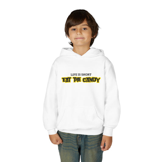 Youth Hoodie - "Life is Short, Eat the Candy" Tahoe Treats Design