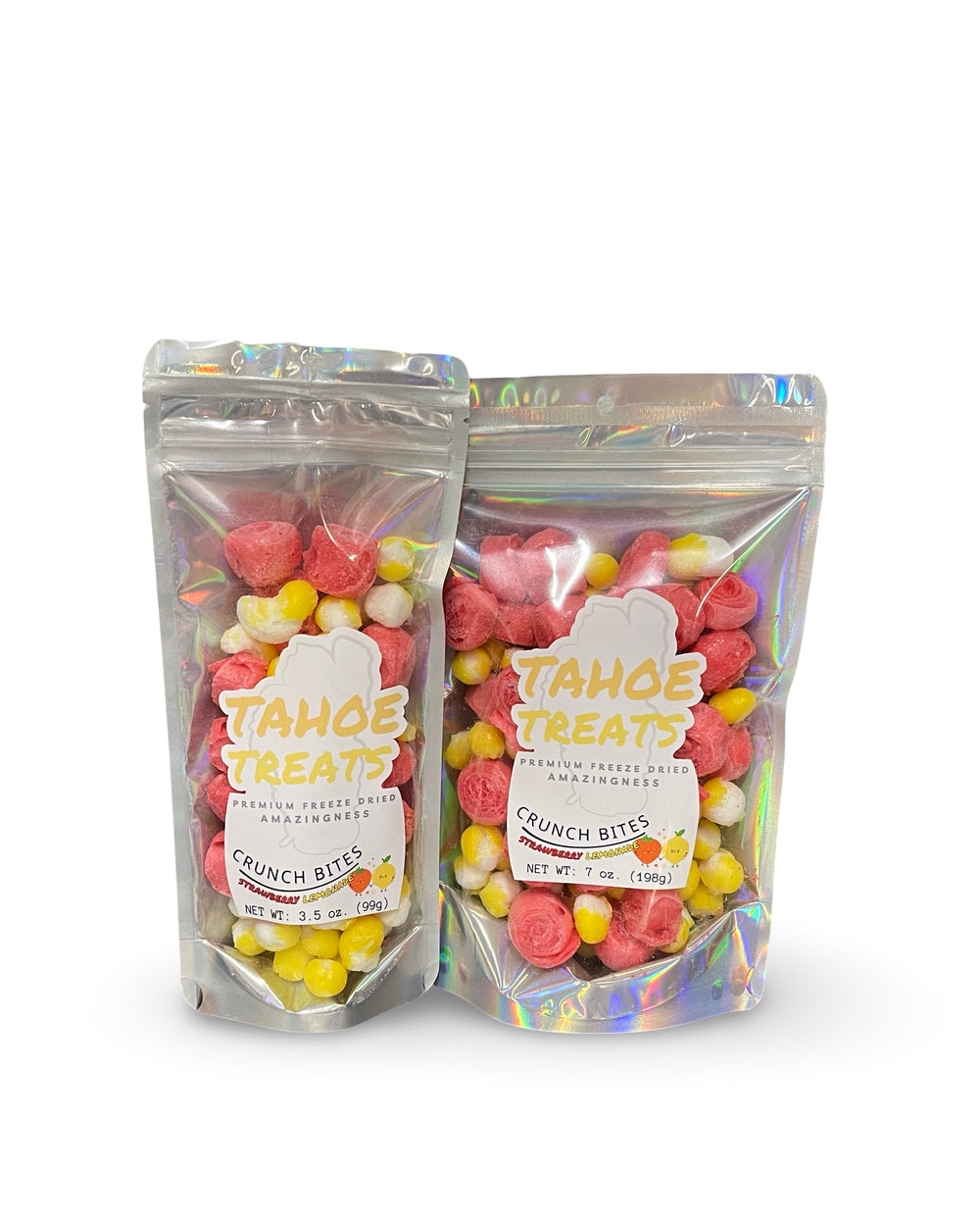 Freeze Dried Strawberry Lemonade Crunch Bites by Tahoe Treats