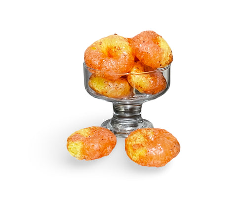 GUMMY RINGS - Peach with Chili Lime + Chamoy