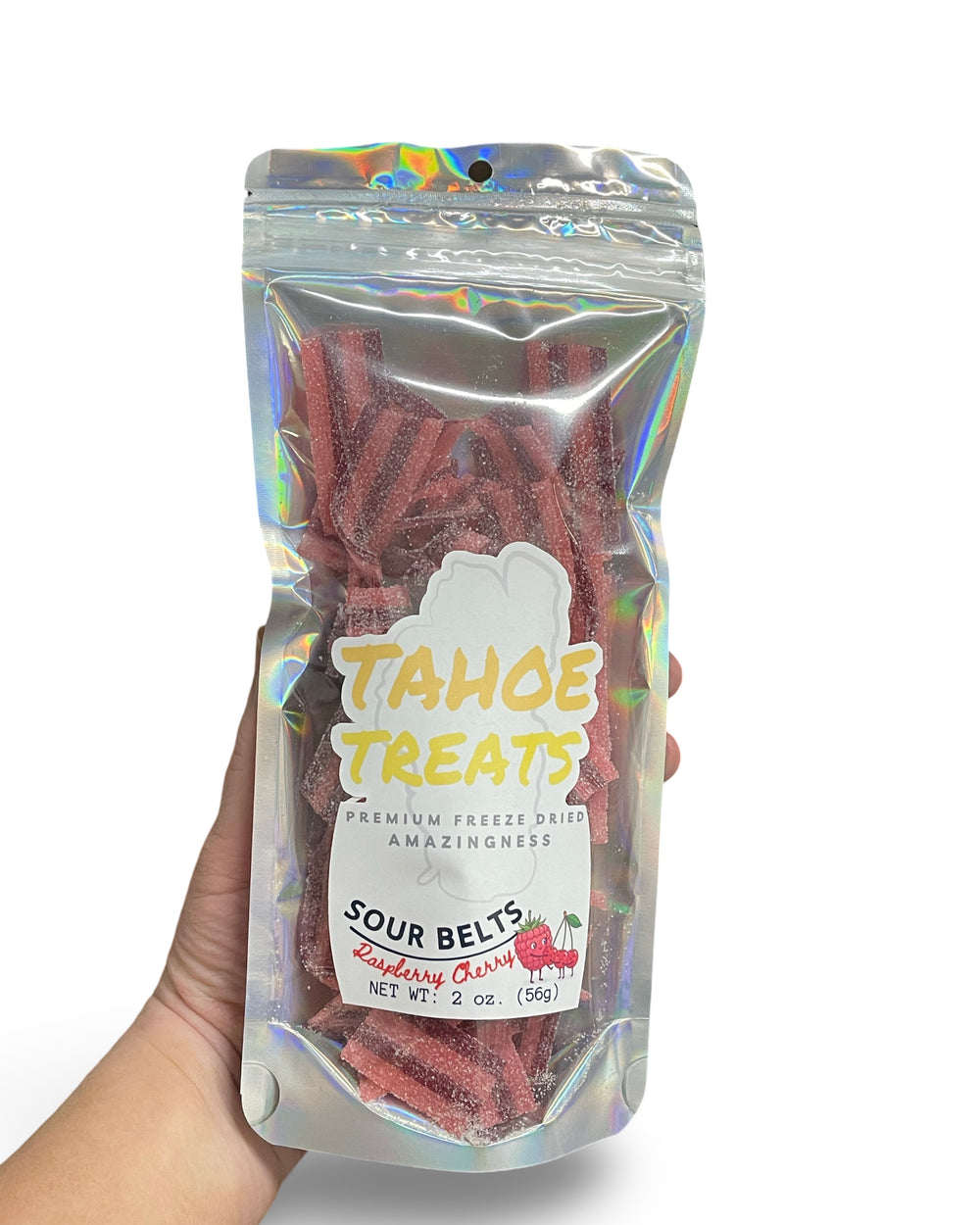 Freeze Dried Raspberry Cherry Sour Belts, photo 4