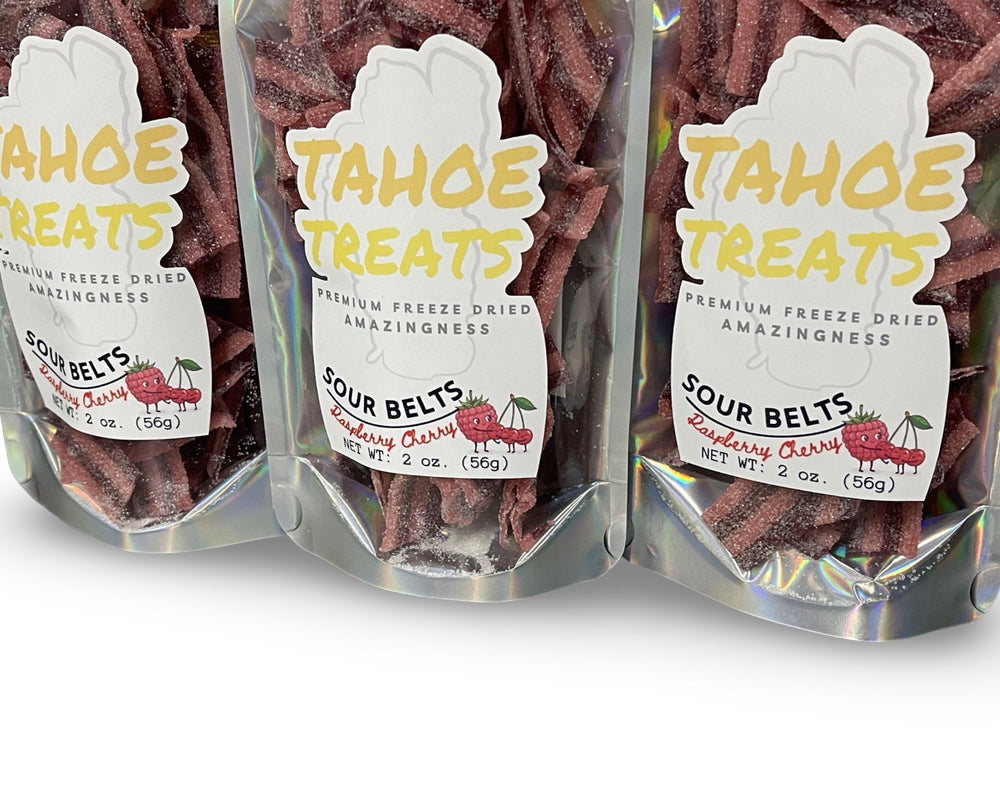 Freeze Dried Raspberry Cherry Sour Belts, photo 2