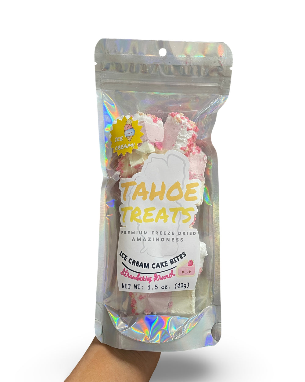 Freeze Dried Strawberry Crunch Ice Cream Cake Bites, photo 3