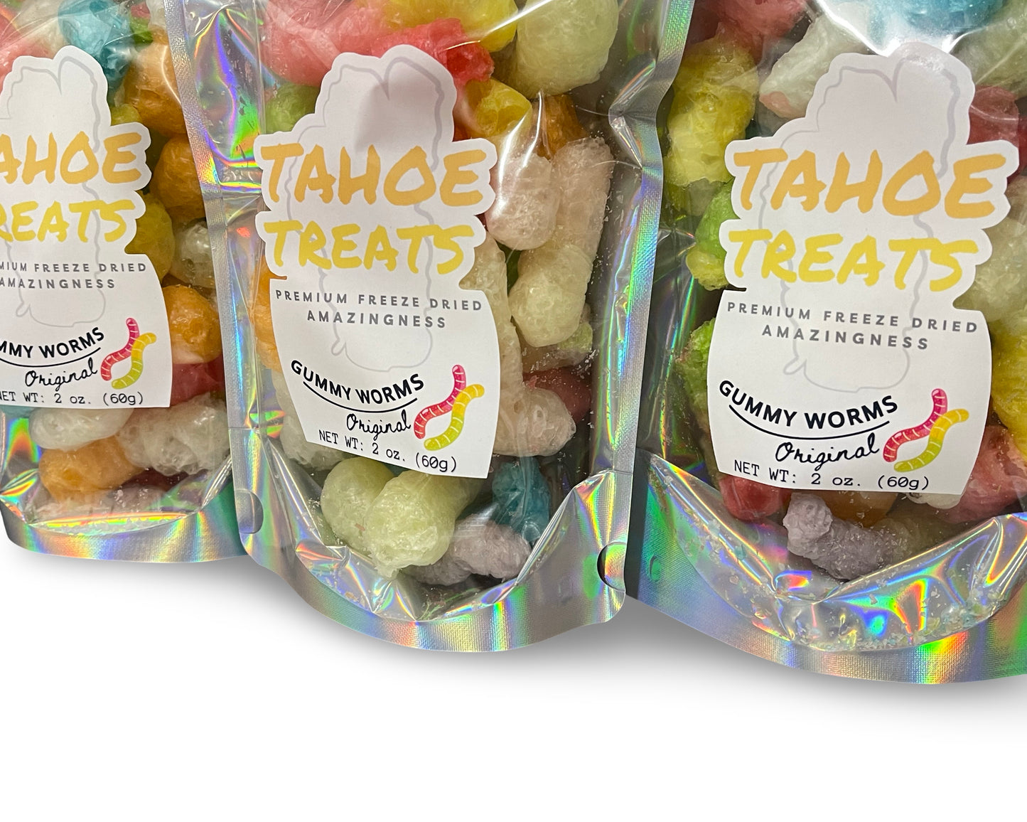 GUMMY WORMS - Regular 2 oz