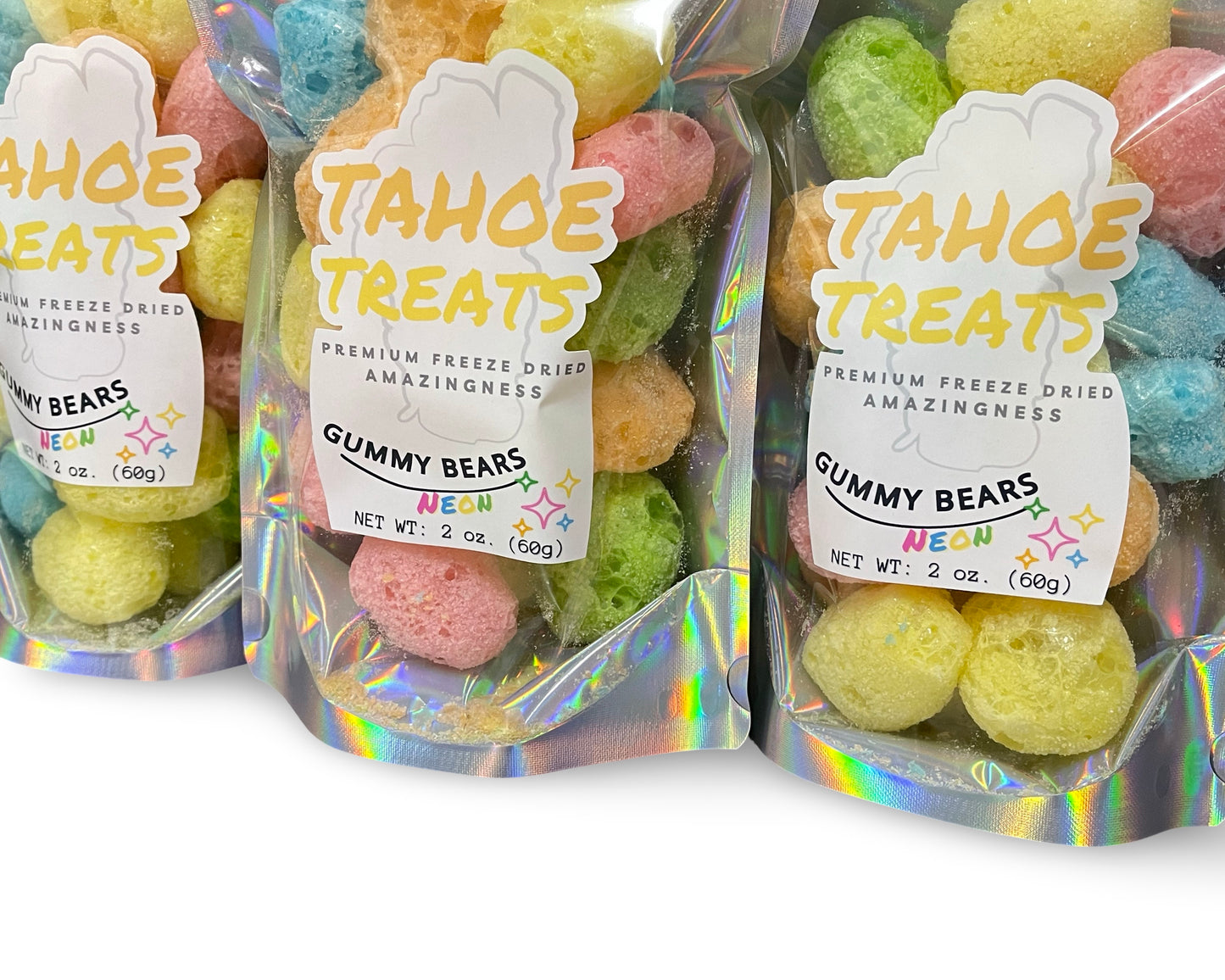 GUMMY BEARS - Neon 2 oz