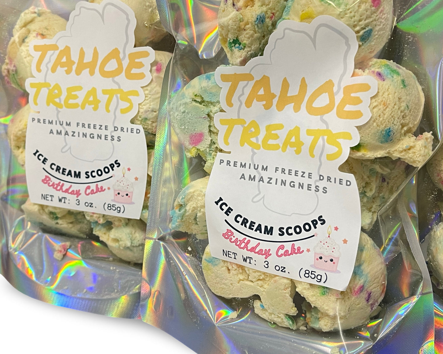 ICE CREAM SCOOPS - Birthday Cake