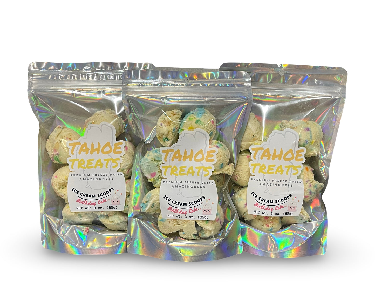 ICE CREAM SCOOPS - Birthday Cake