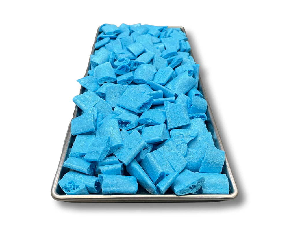 Freeze Dried Blue Raspberry Fruit Chips Candy, photo 4