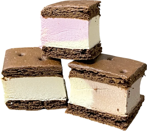 ICE CREAM SANDWICH BITES - Neapolitan