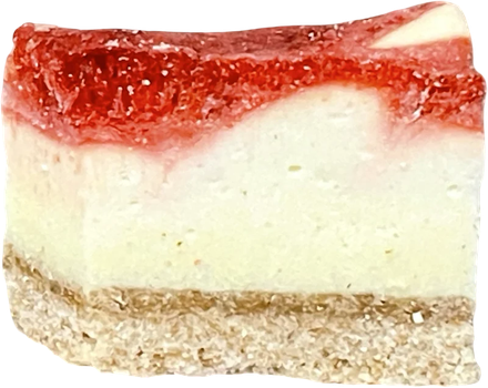 CHEESECAKE BITES - Strawberry Swirl
