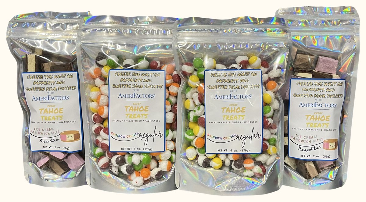Co-branded freeze-dried candy bags for AmeriFactors
