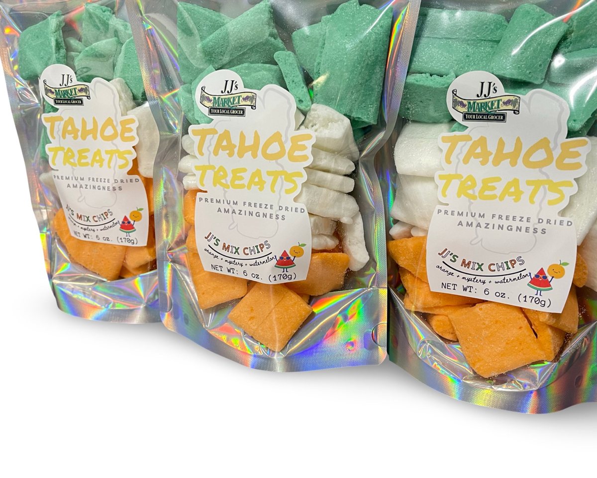 JJ's Mix Chips, a custom freeze-dried candy mix